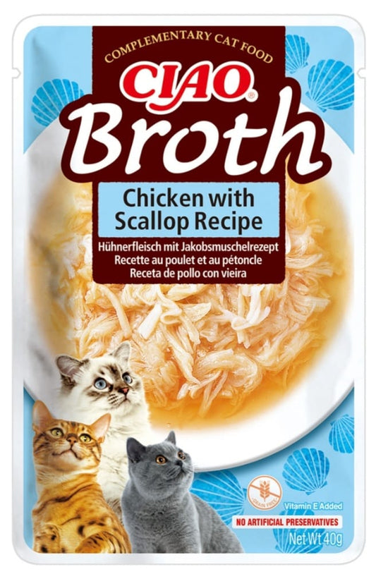 CHURU CAT SUPA PUI SI SCOICI  40g