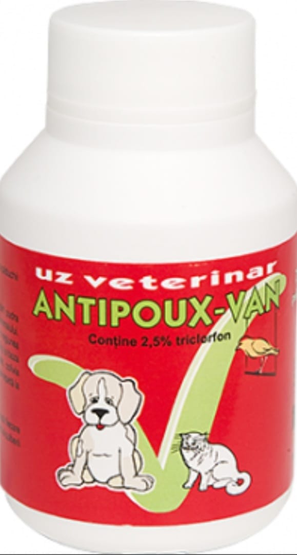 PULBERE ANTIPOUX PLANT PULBERE PENTRU CAINI SI PISICI 75G