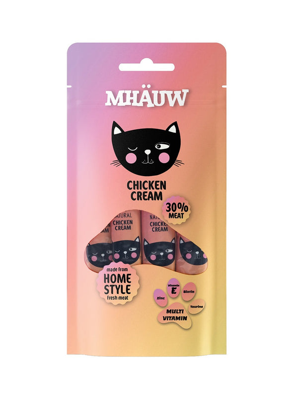 Recompense pentru pisici cu multivitamine Mhauw, 4bucx15g