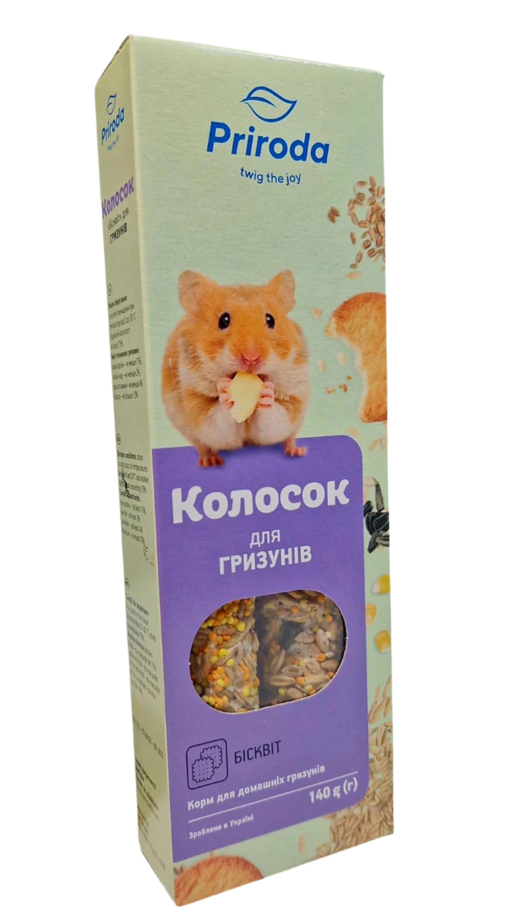 PRIRODA BATON ROZATOARE CU BISCUITI 140GR