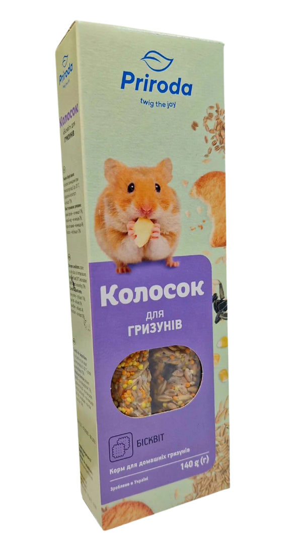 PRIRODA BATON ROZATOARE CU BISCUITI 140GR