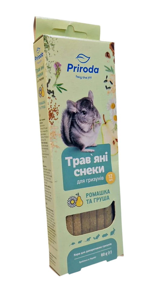 PRIRODA GUSTARE DE IARBA CU PARA SI MUSETEL PENTRU ROZATOARE 60GR (12 BUC)