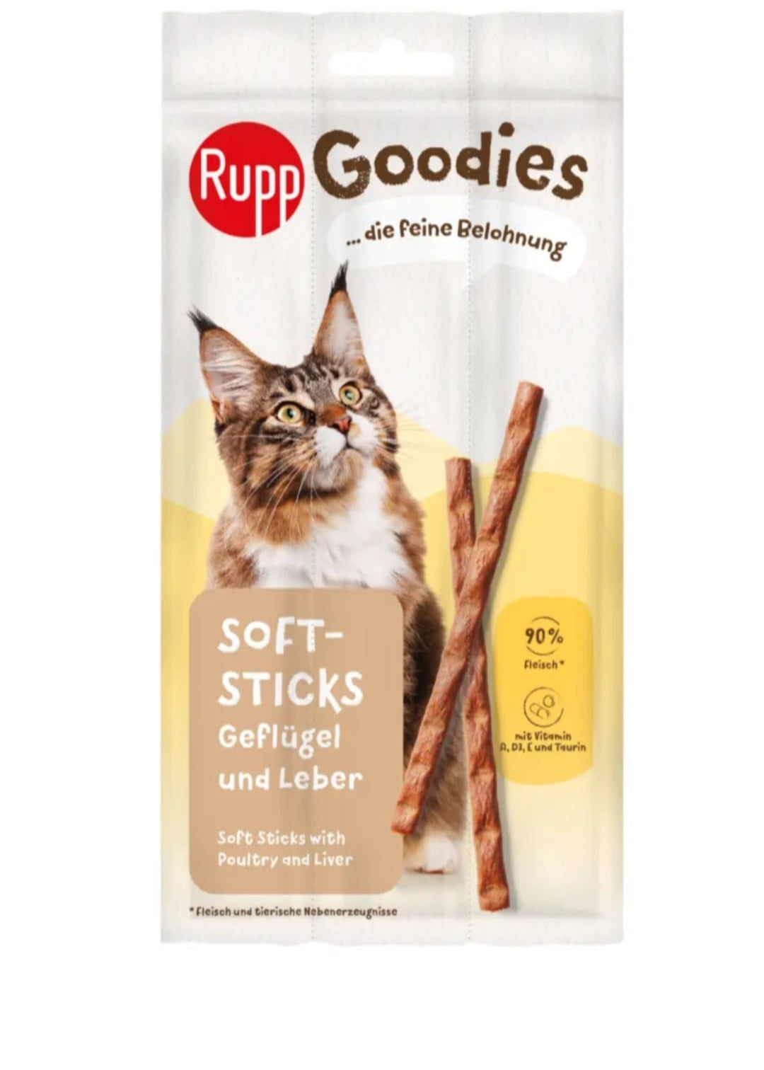 Rupp Cat Chicken and Liver Stix 6buc 30 g