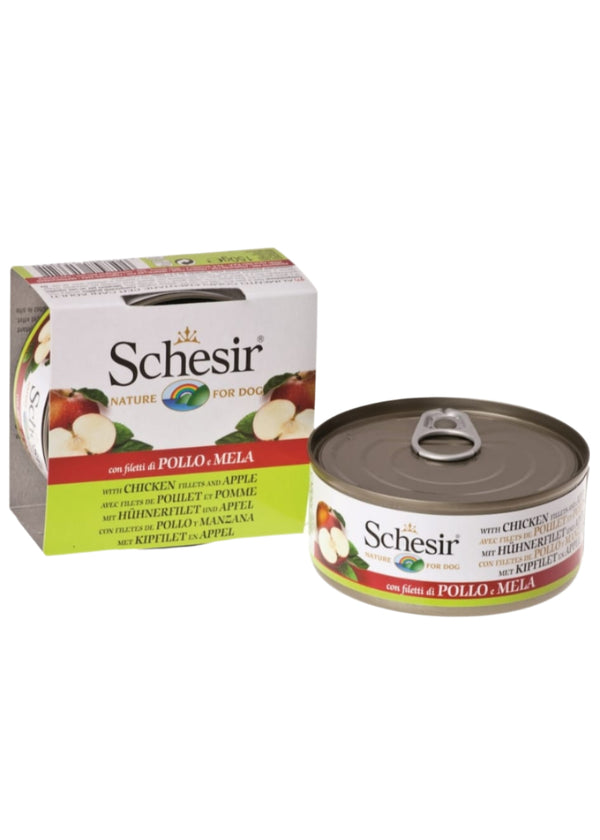 Schesir Cat Conservă Fruit Pui şi Măr 75g