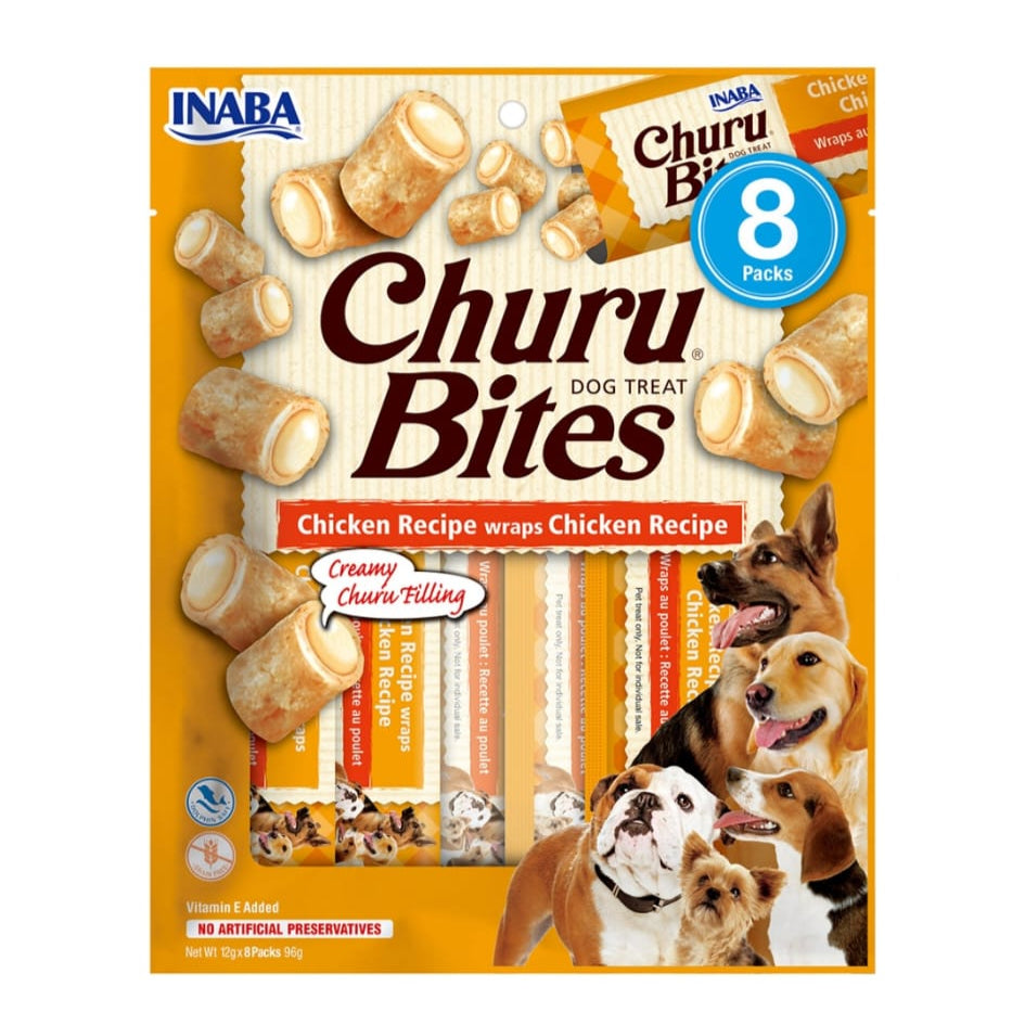CHURU DOG BITES CU PUI 96g -8b