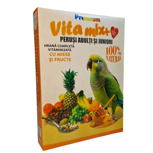 VITAMIX+ HRANA VITAMINIZATA PENTRU PERUSI CU MIERE SI FRUCTE 900G