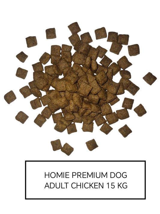 Homie Premium, Hrana uscata pentru caini adulti, cu Pui, 15 Kg