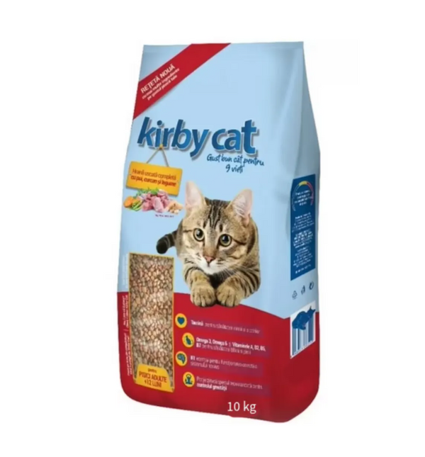Kirby Cat Pui Curcan Legume 10kg