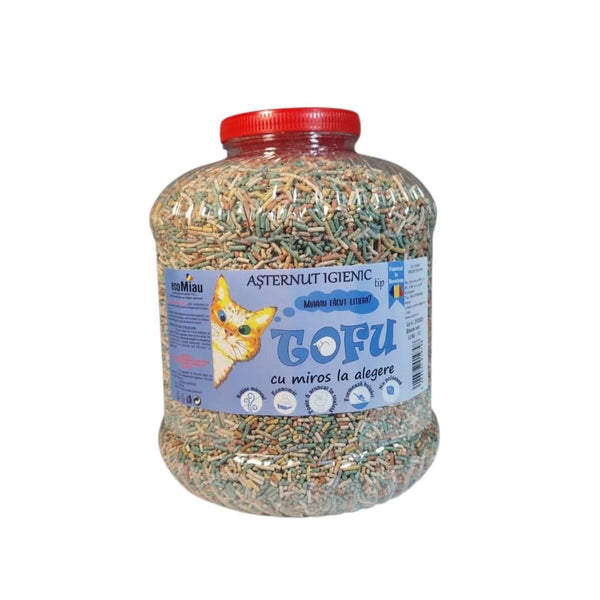 Tofu ecoMiau – Așternut biodegradabil și ecologic pentru pisici, 17 Litri