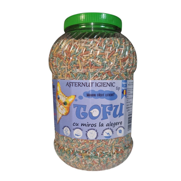 Tofu ecoMiau – Așternut biodegradabil și ecologic pentru pisici, 8 Litri